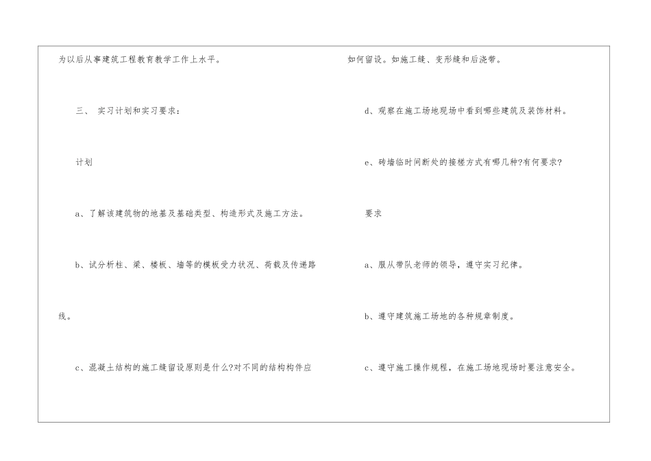 建筑大学实习报告六篇_第3页