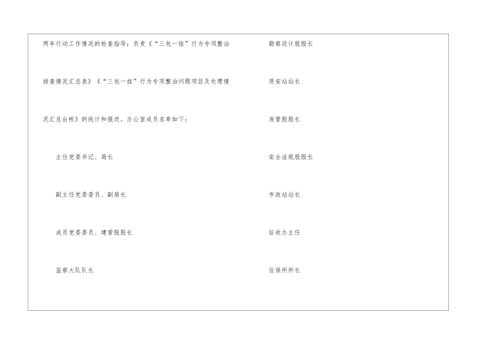 建筑市场三包一挂专项整治工作方案_第2页