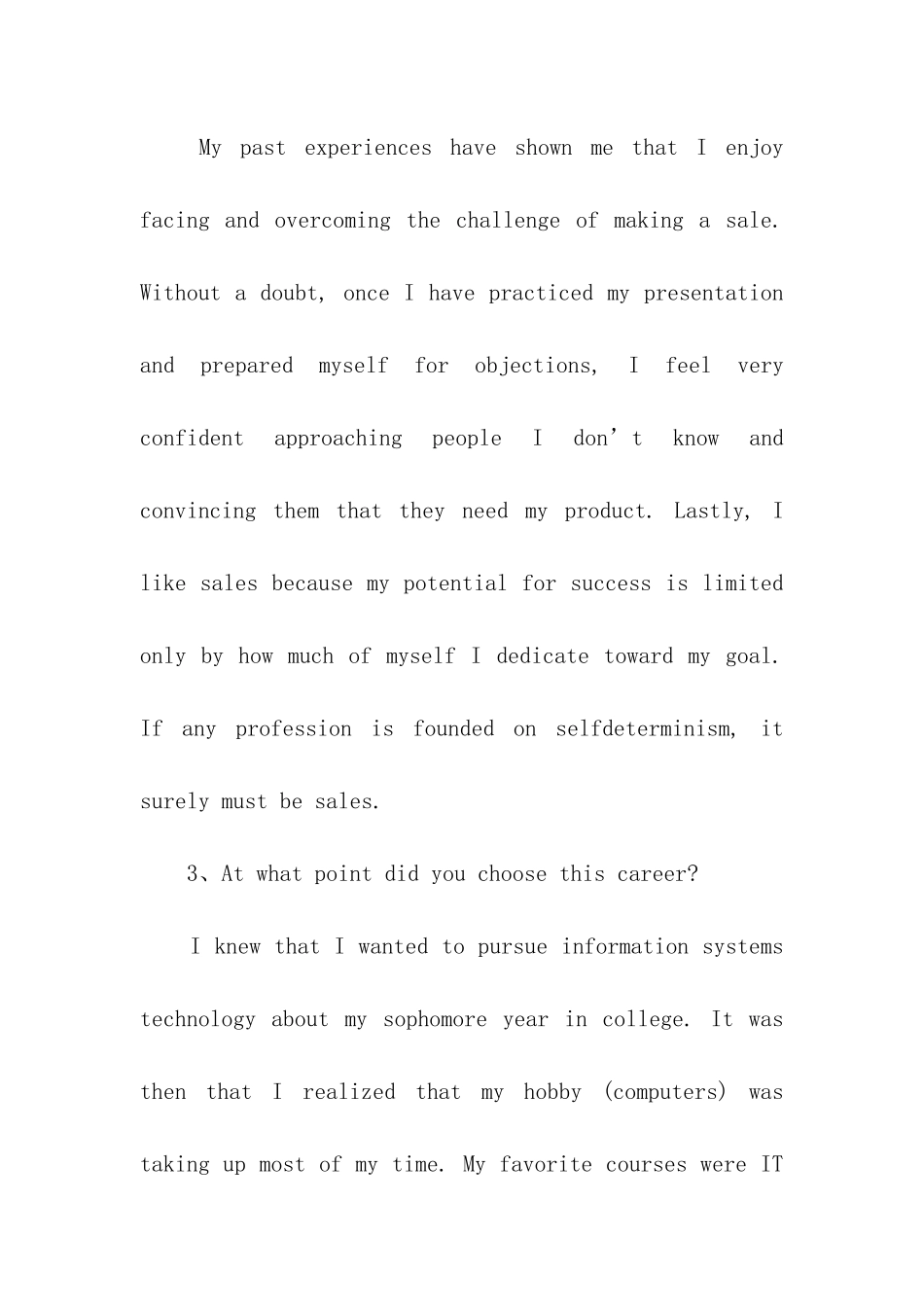 建筑行业英语面试问题_第2页