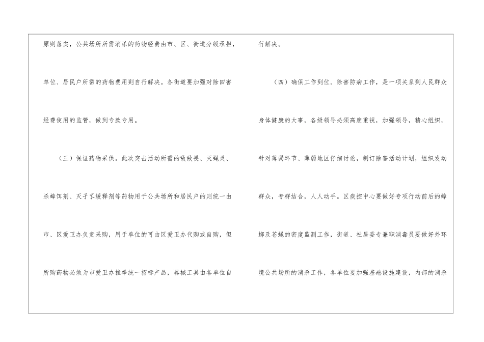 开展灭蟑蝇行动迎接省复查考核工作通知_第3页