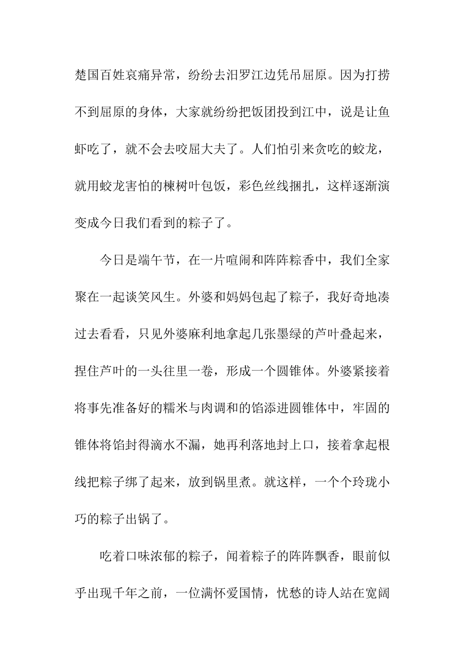 开心的端午节作文_第3页
