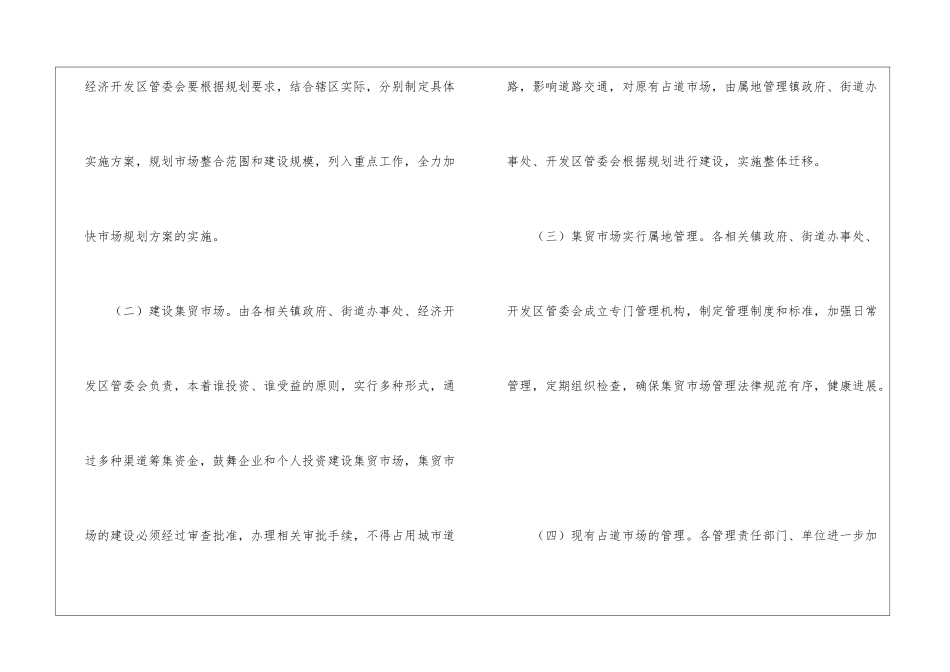 强化城区集市建设监管意见_第2页
