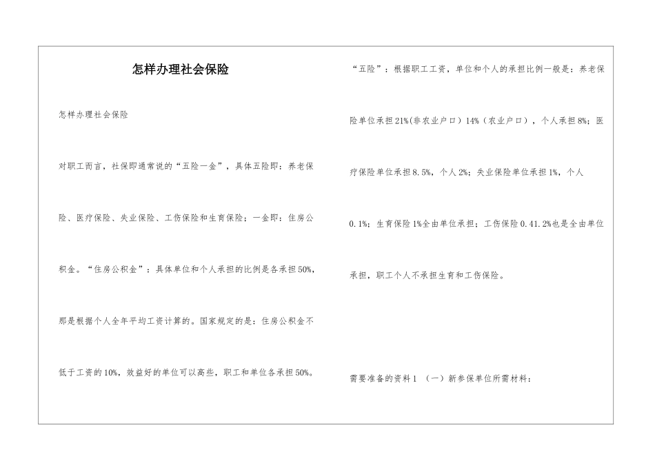 怎样办理社会保险_第1页