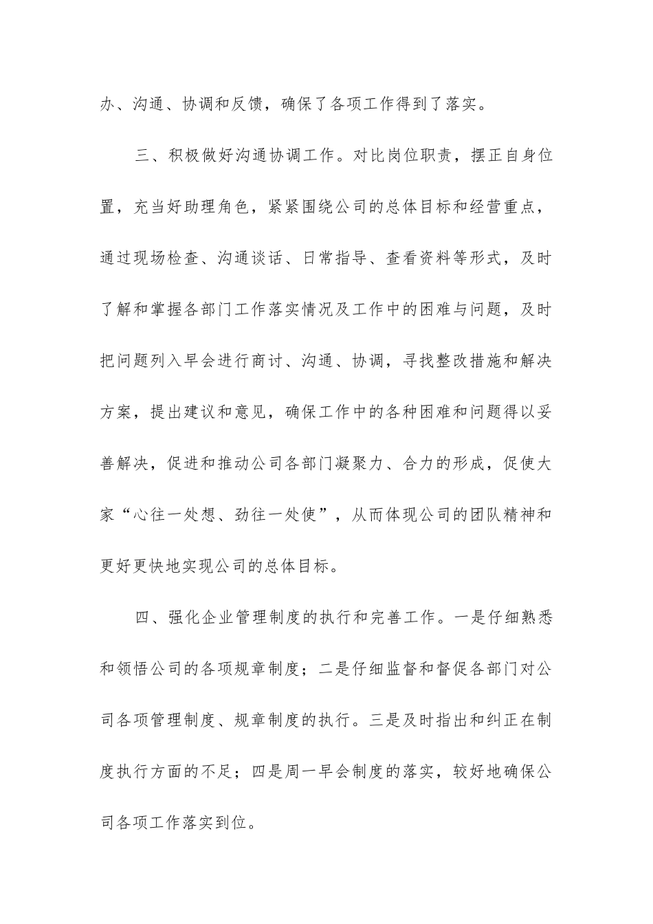 总监助理工作总结_第2页