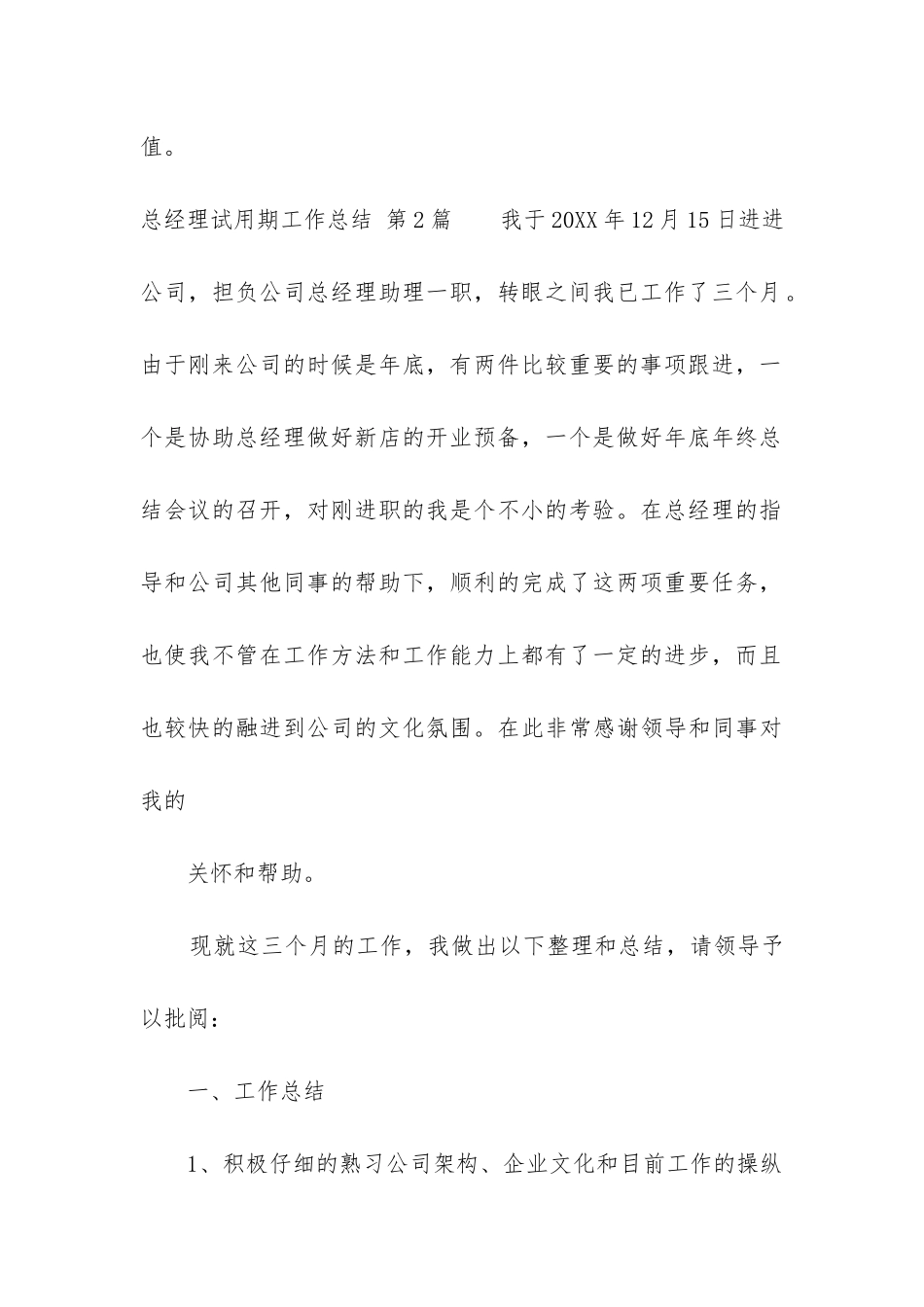 总经理试用期工作总结_第3页