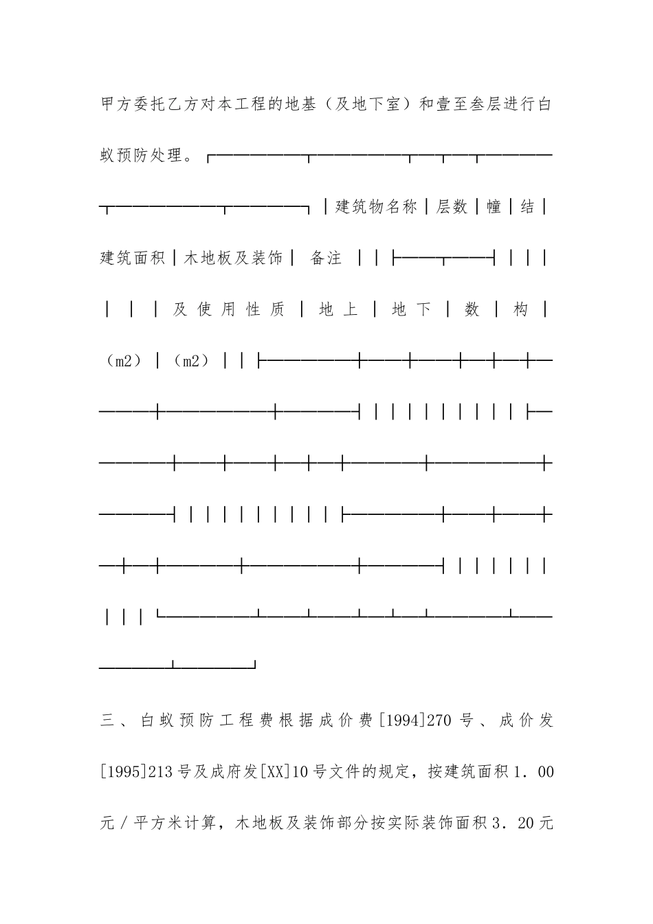 成都市白蚁预防工程合同书-_第2页