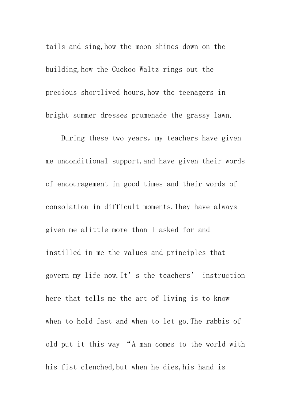 我爱我校英语演讲稿_第2页