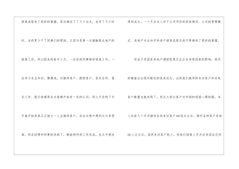 房地产置业顾问个人工作计划4篇_第2页
