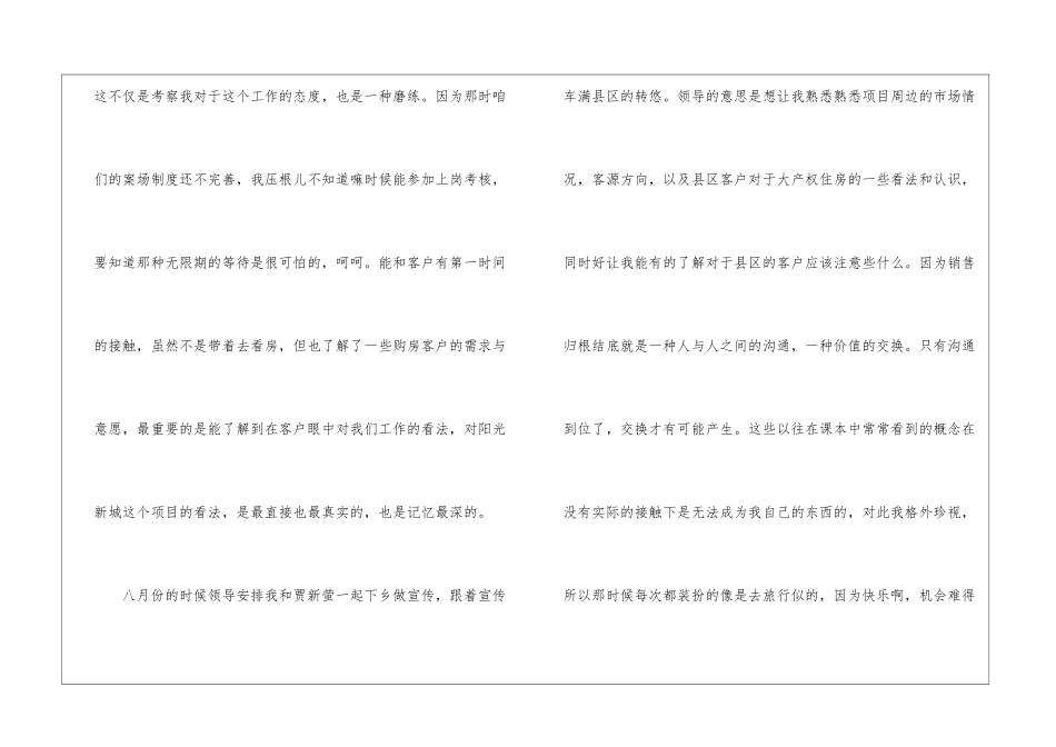 房地产置业顾问年度总结_第3页