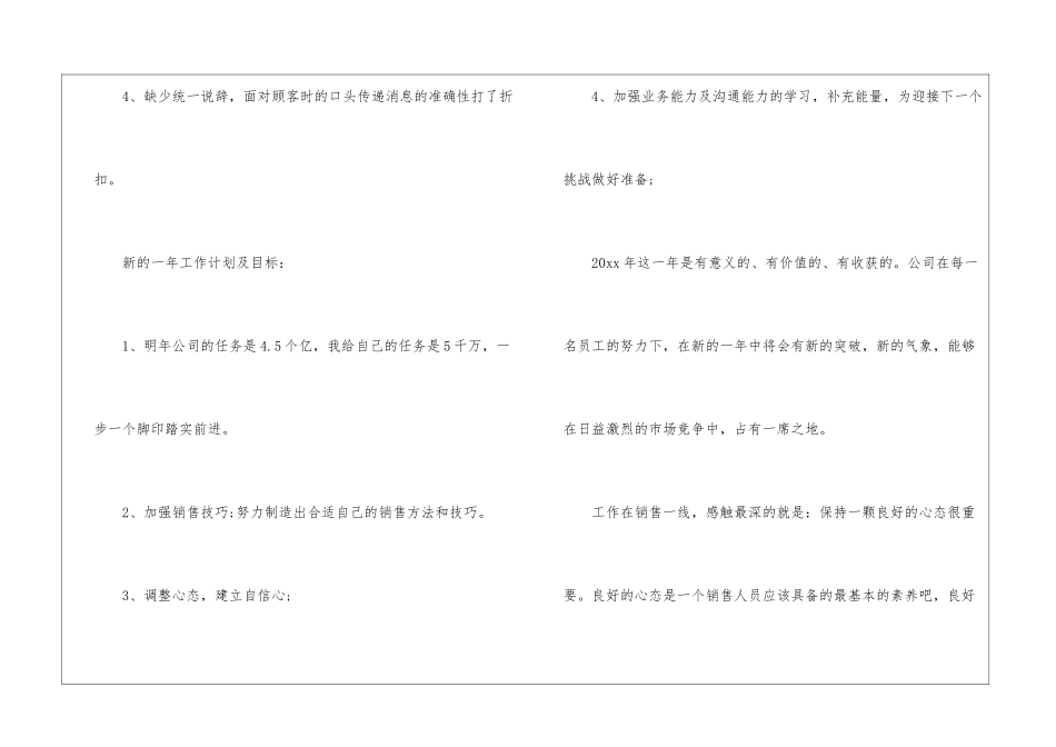房地产销售人员的工作总结_第3页