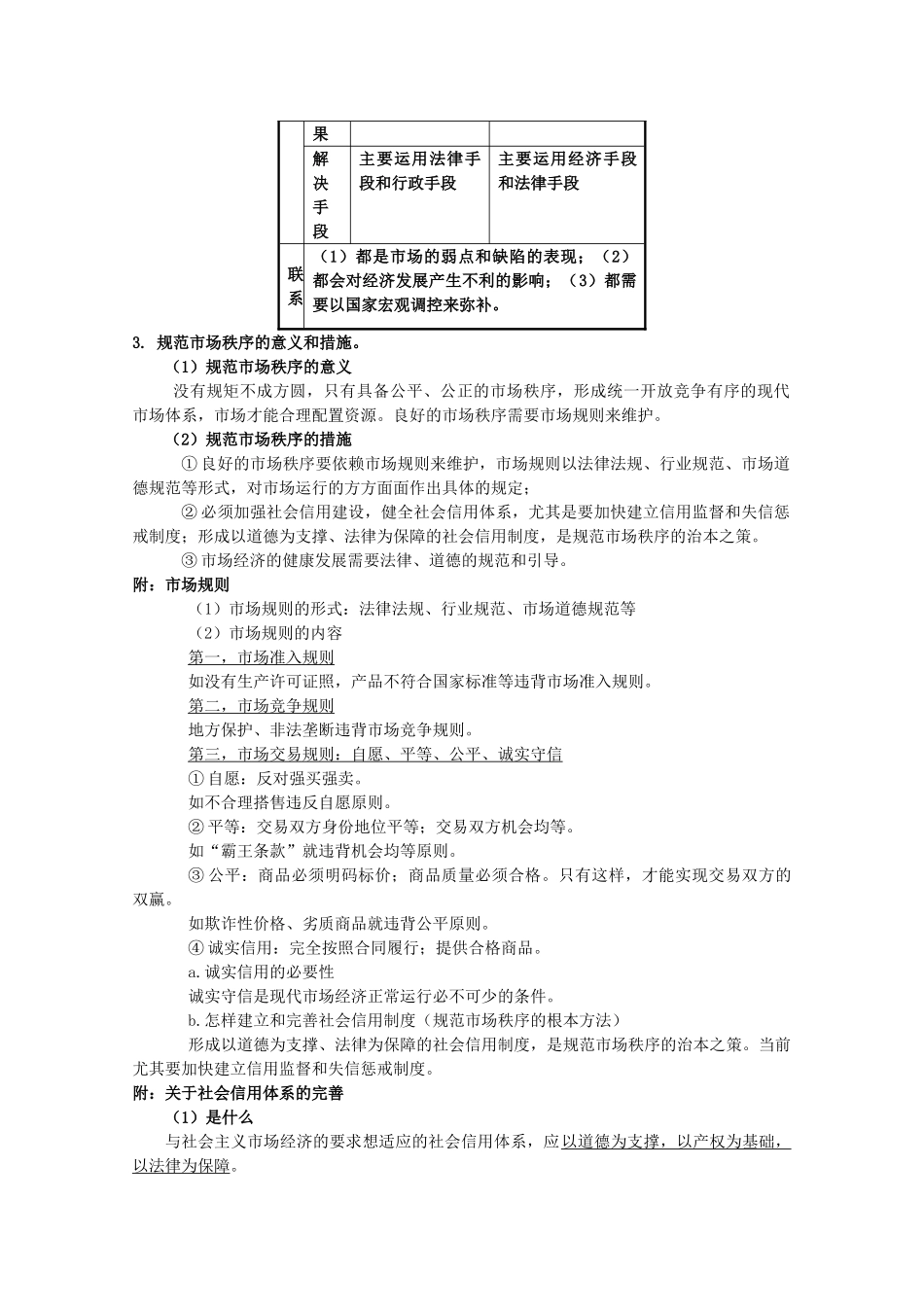2012届高考政治 第9课 走进社会主义市场经济 复习素材 新人教版必修1_第2页