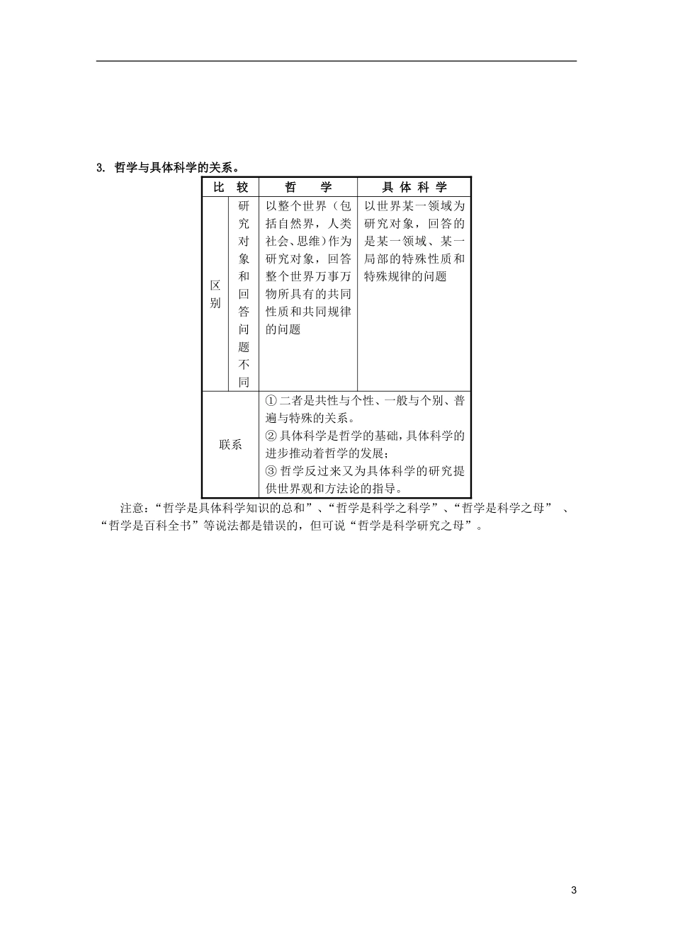 2012届高三政治一轮复习讲义 第一课 美好生活的向导 新人教必修4_第3页