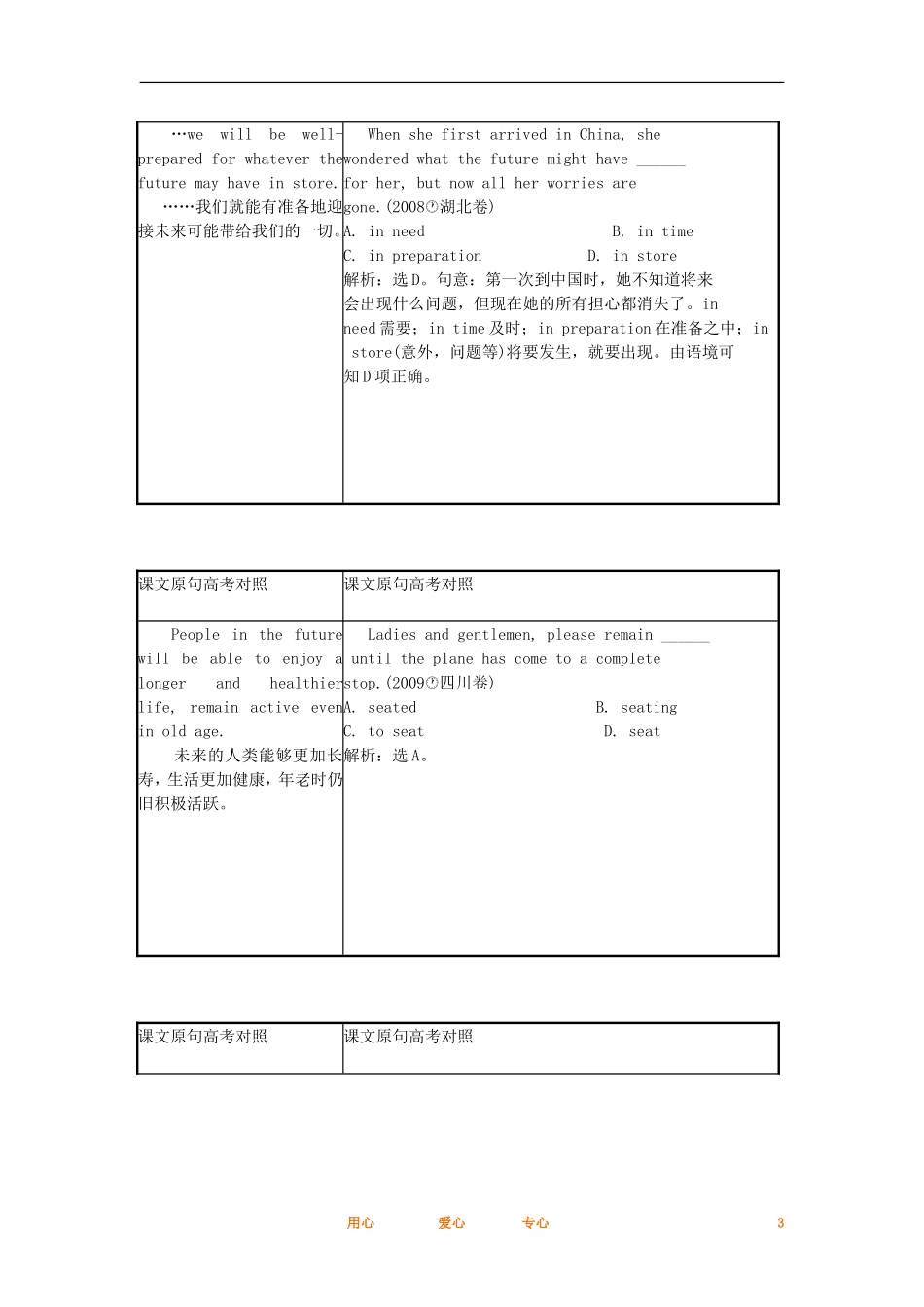 2012届高考英语一轮复习 SBⅡ Units 5-6精品学案 大纲人教版_第3页