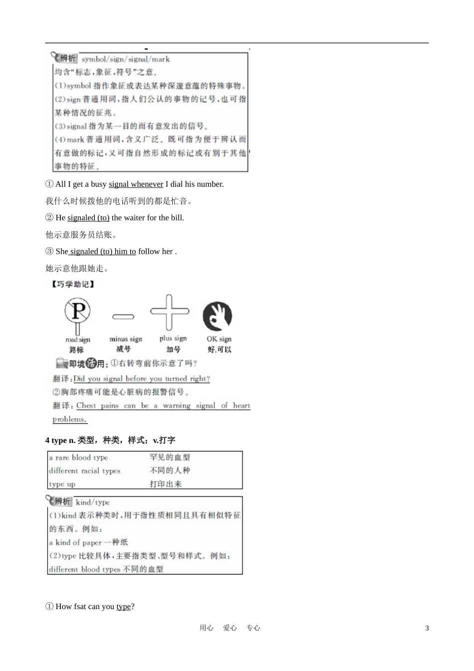 2012版高考英语一轮复习Unit3 Computers精品学案 新人教版必修2_第3页