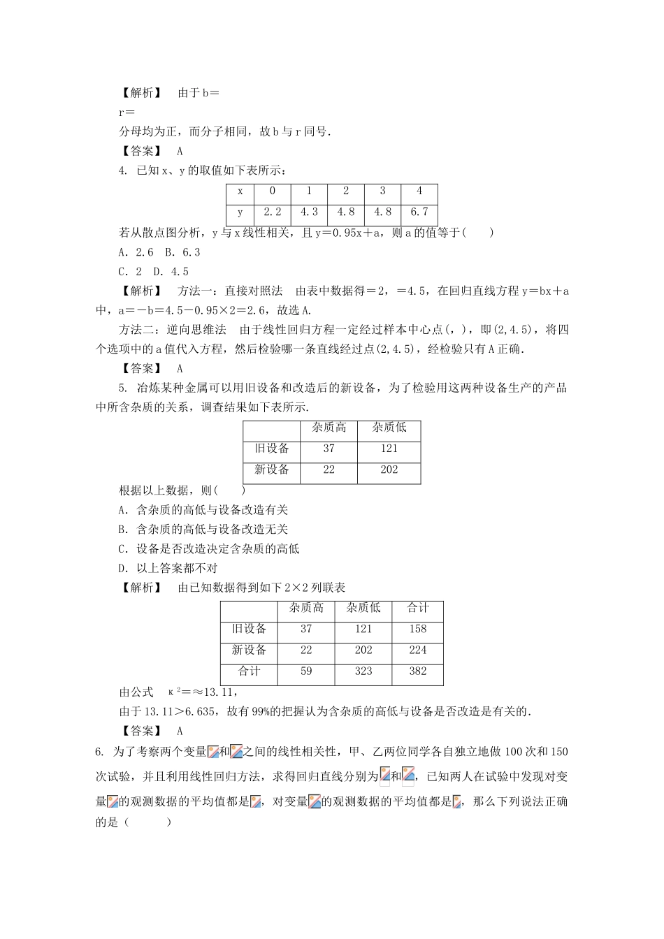 2012版高三数学一轮 第10章 单元总结与测试精品复习学案_第2页
