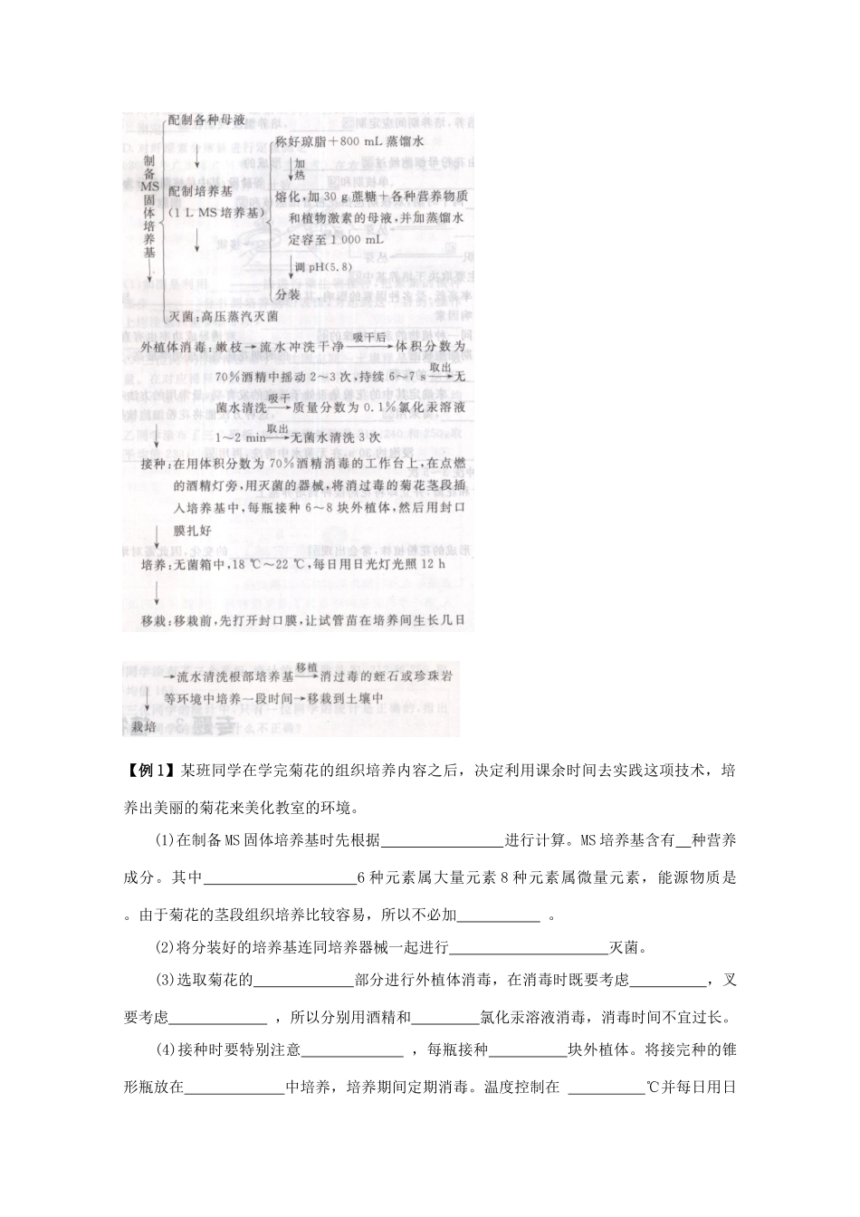 2012高三生物总复习 第44讲植物的组织培养技术教案_第3页