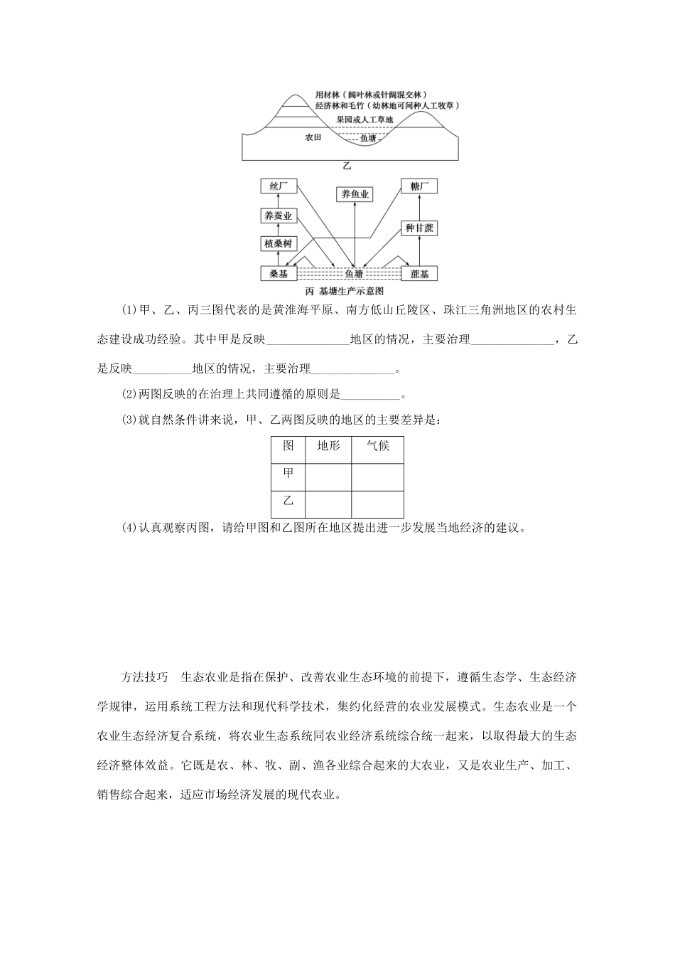 2012高中地理 2.3 资源及生态保护 第2课时学案 鲁教版选修6_第3页