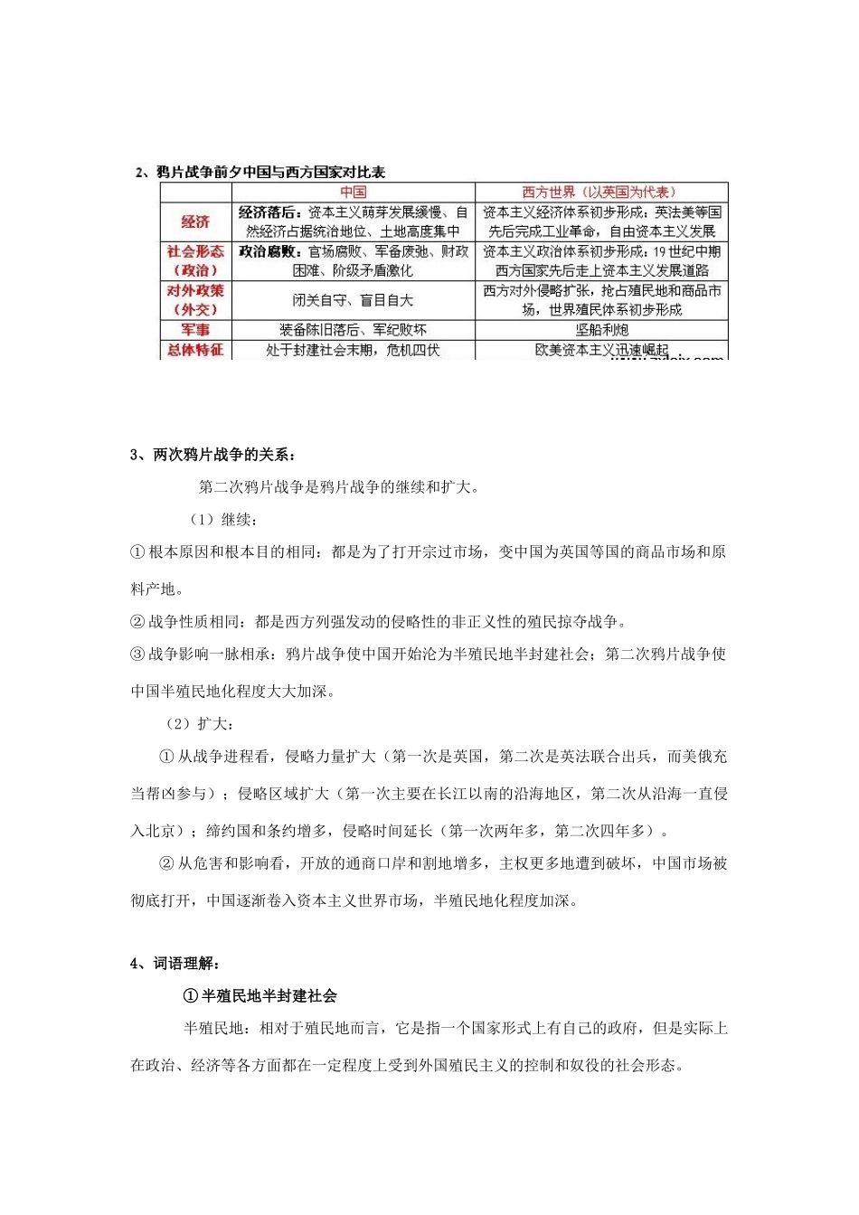 2012高中历史 4.1 鸦片战争 32学案 岳麓版必修1_第2页