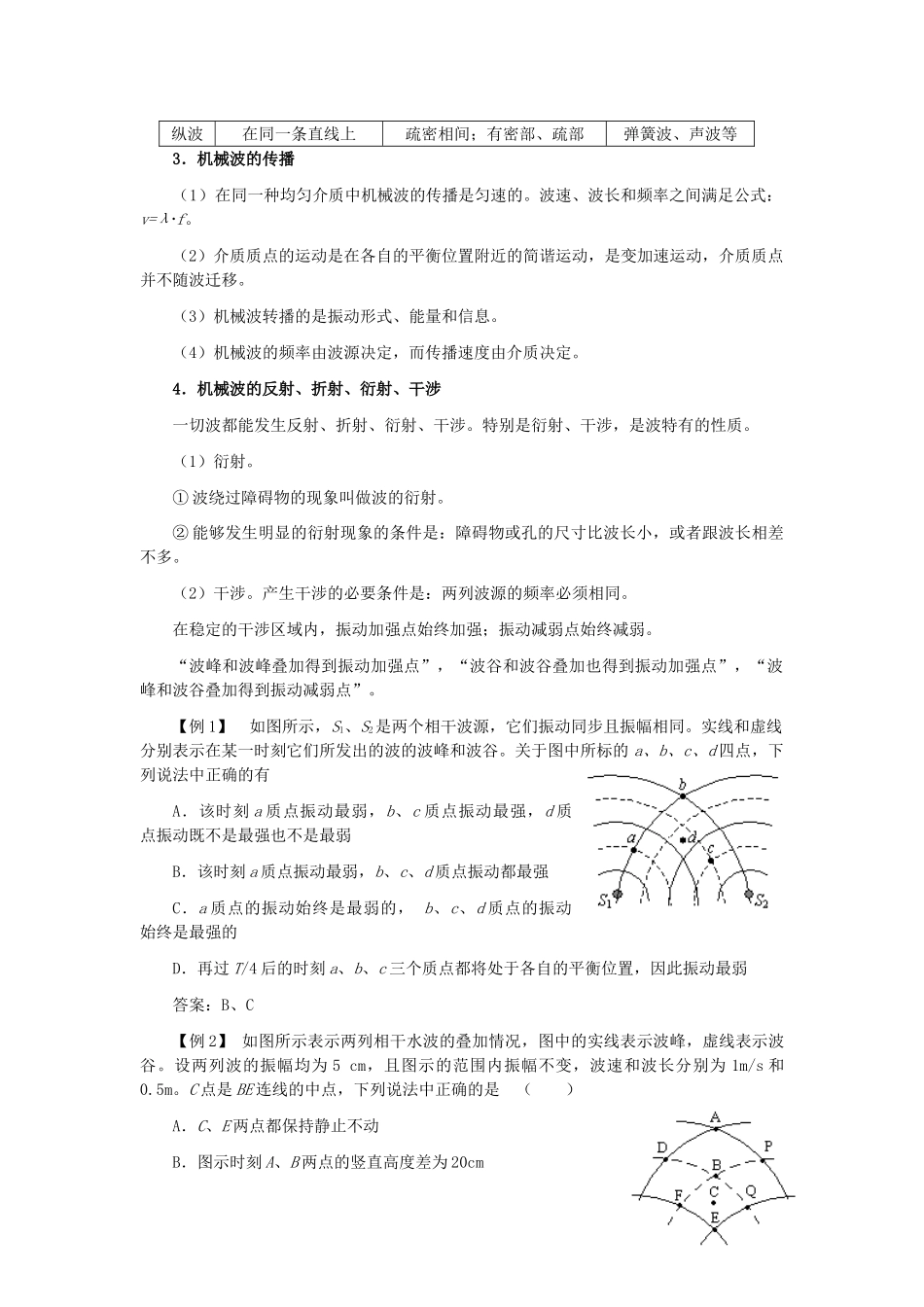 2012高中物理 第十二章机械波1教案 新人教版选修3-4_第2页