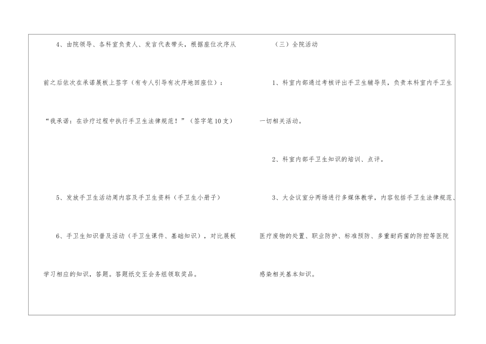 手卫生活动实施方案_第3页