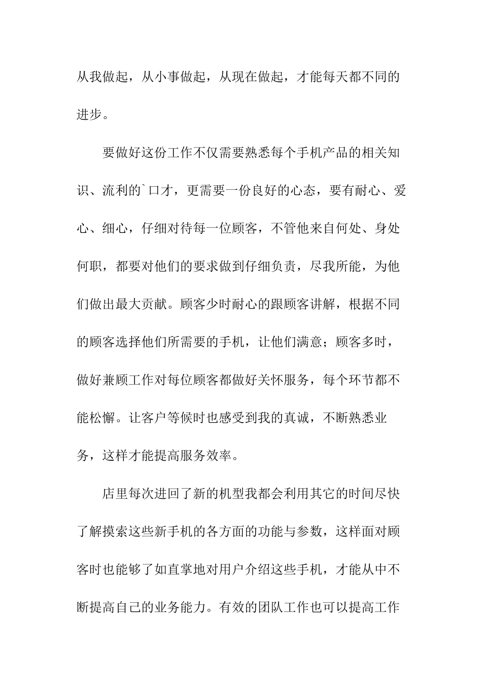 手机销售员年终总结_第2页