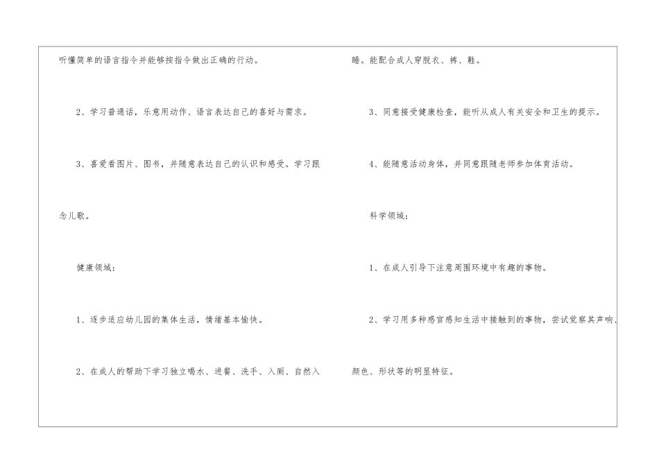 托班上学期学期计划_第3页