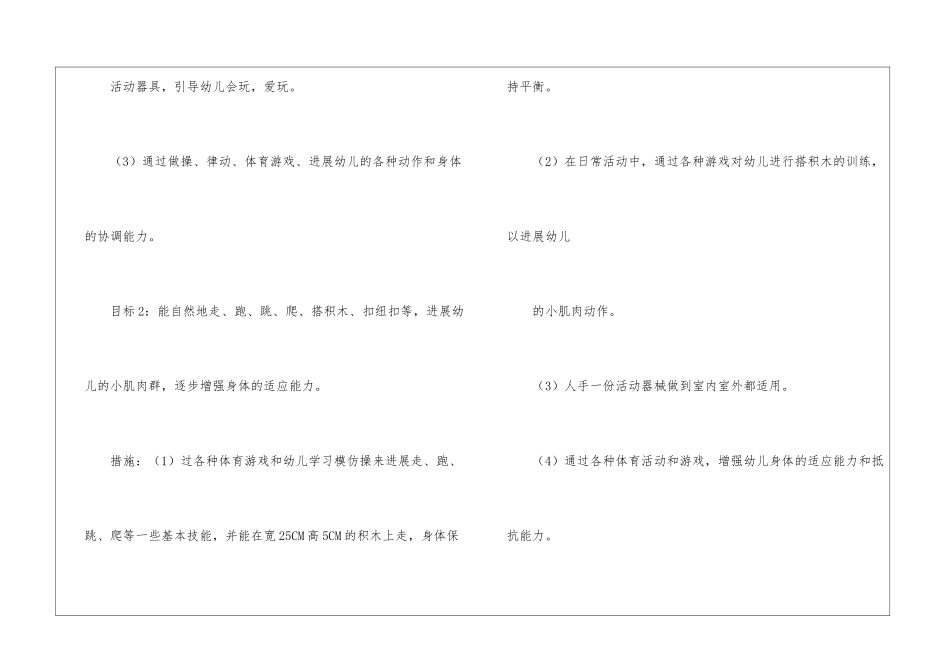 托班第二学期班级计划12篇_第3页