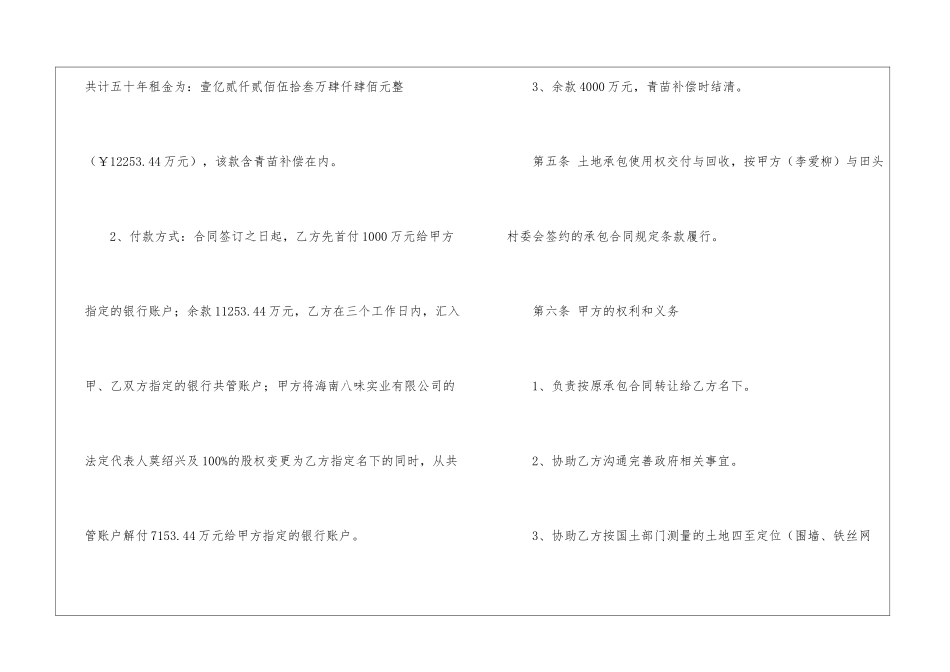 承包土地合同_第3页