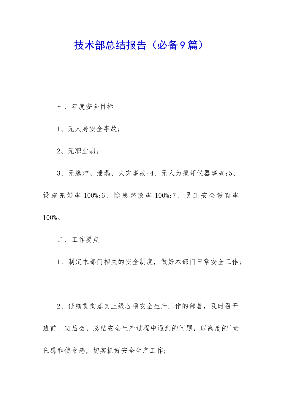 技术部总结报告_第1页