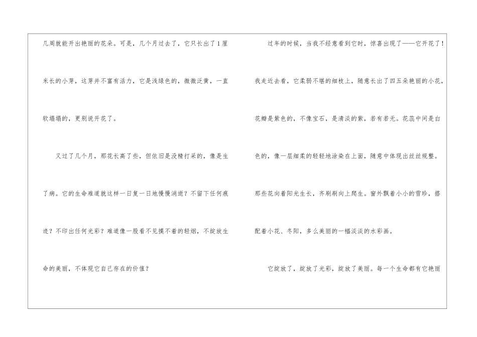 把花种在自己的心里初中作文_第3页