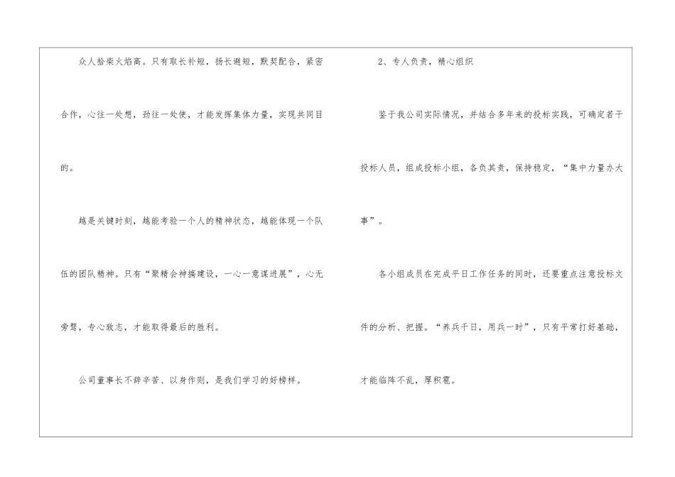 投标办公室年度工作总结_第2页
