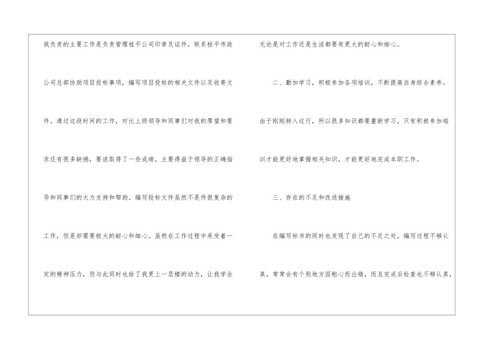 投标年终工作总结_第2页