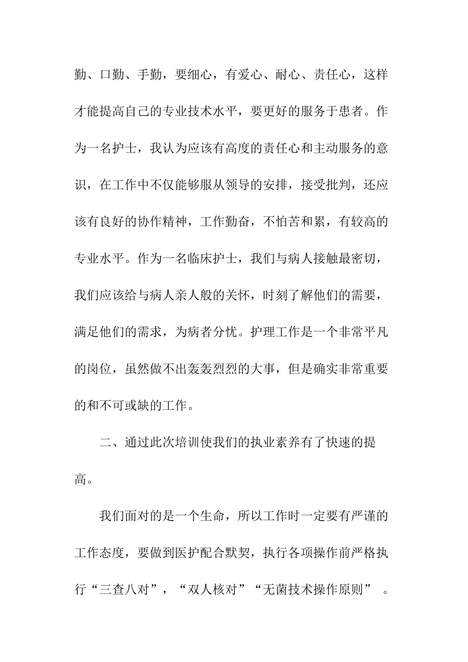 护士岗前培训总结_第2页