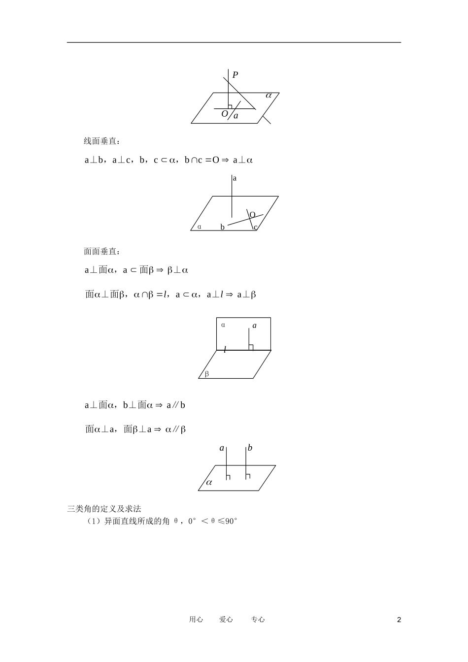 2012高考数学二轮复习 专题6 立体几何 教案 文_第2页