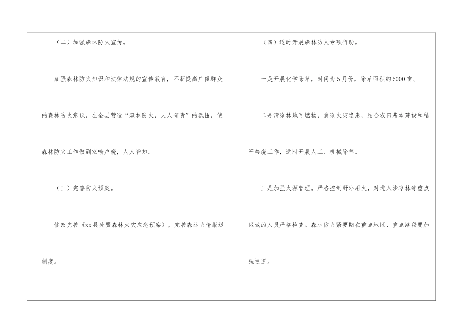 护林防火工作计划_第2页