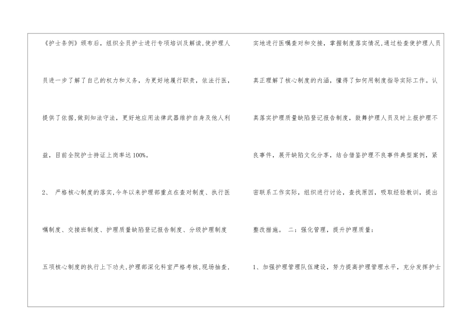 护理督导工作总结_第2页
