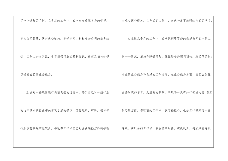 担保公司工作总结4篇_第3页