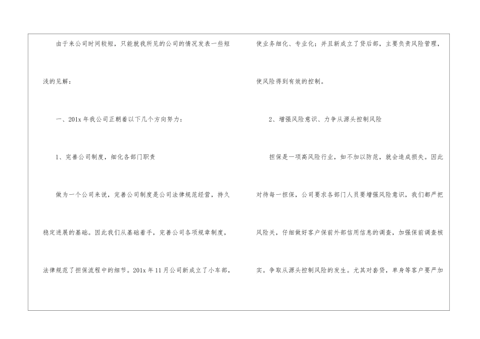 担保公司员工工作总结_第2页