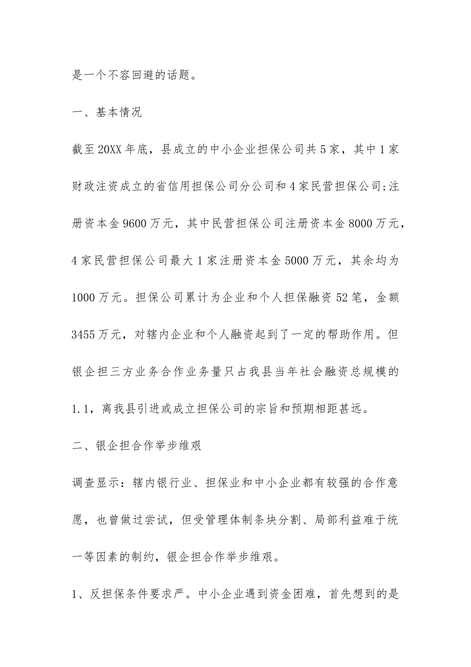 担保调查报告范本-_第2页