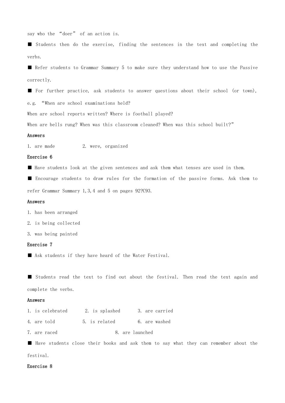 2012高中英语 Unit3 lesson 1 Chinese Seasonal Festivals教案 北师大版必修1_第3页