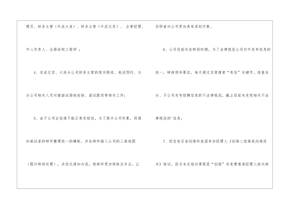 招聘月度工作总结_第3页