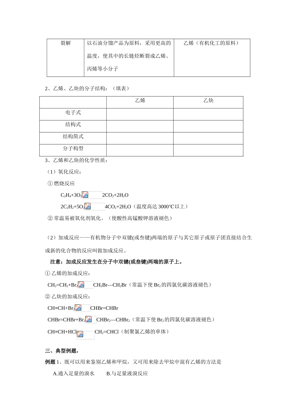 2013-2014学年高中化学 3.1.2石油炼制 乙烯学案 苏教版必修2_第2页
