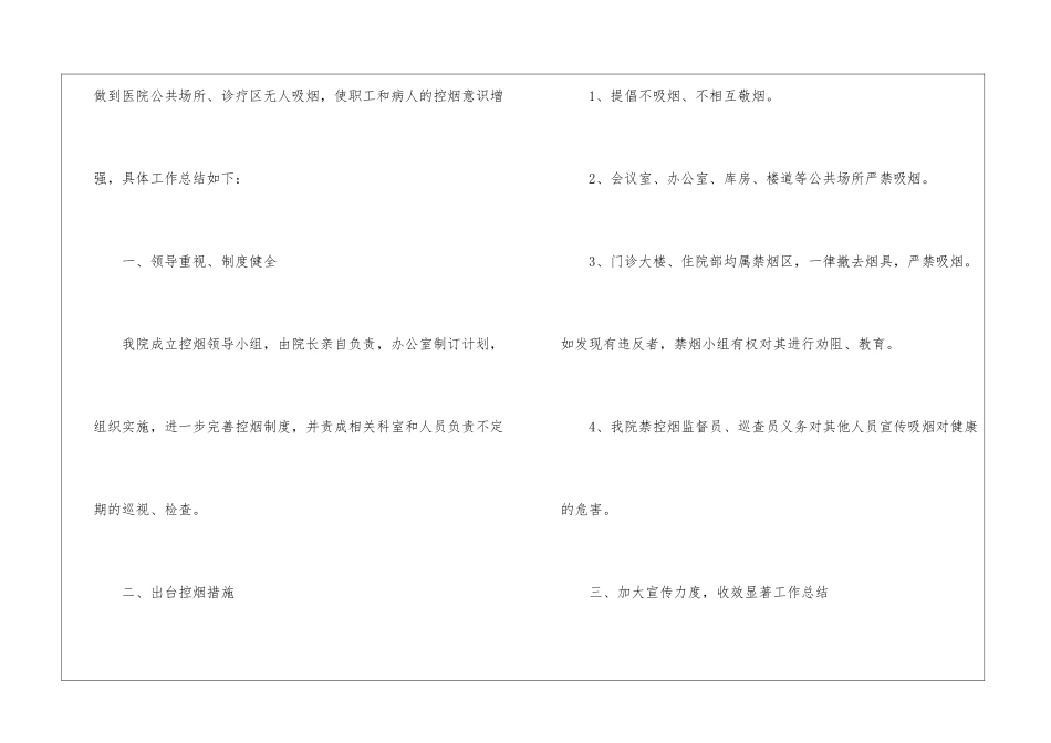 控烟工作总结三篇_第2页