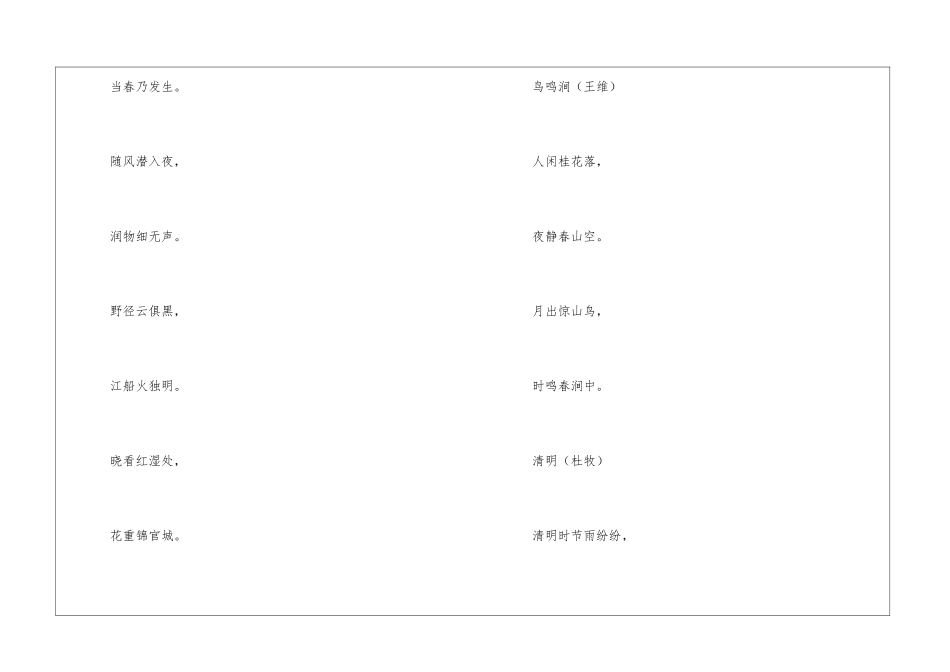 描写春天的古诗大全_第2页