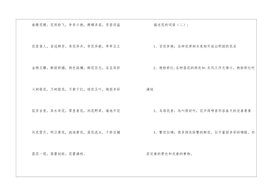 描写花的词语_第2页