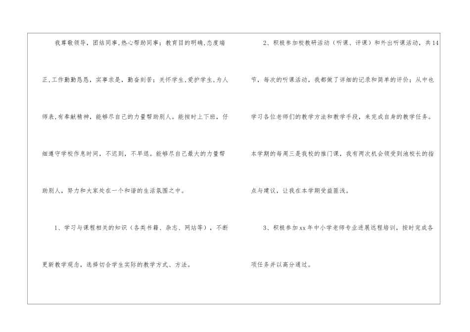 教学个人工作总结模板集合5篇_第2页