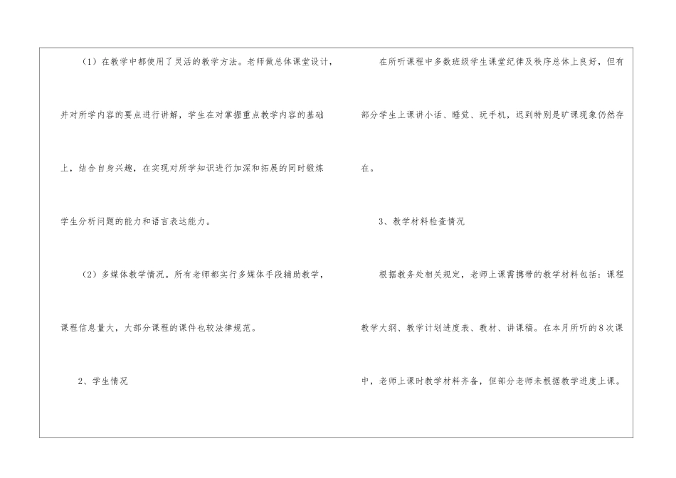 教学督导员学期工作总结_第2页
