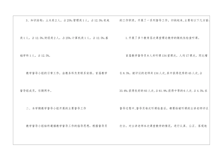教学督导工作总结15篇_第3页