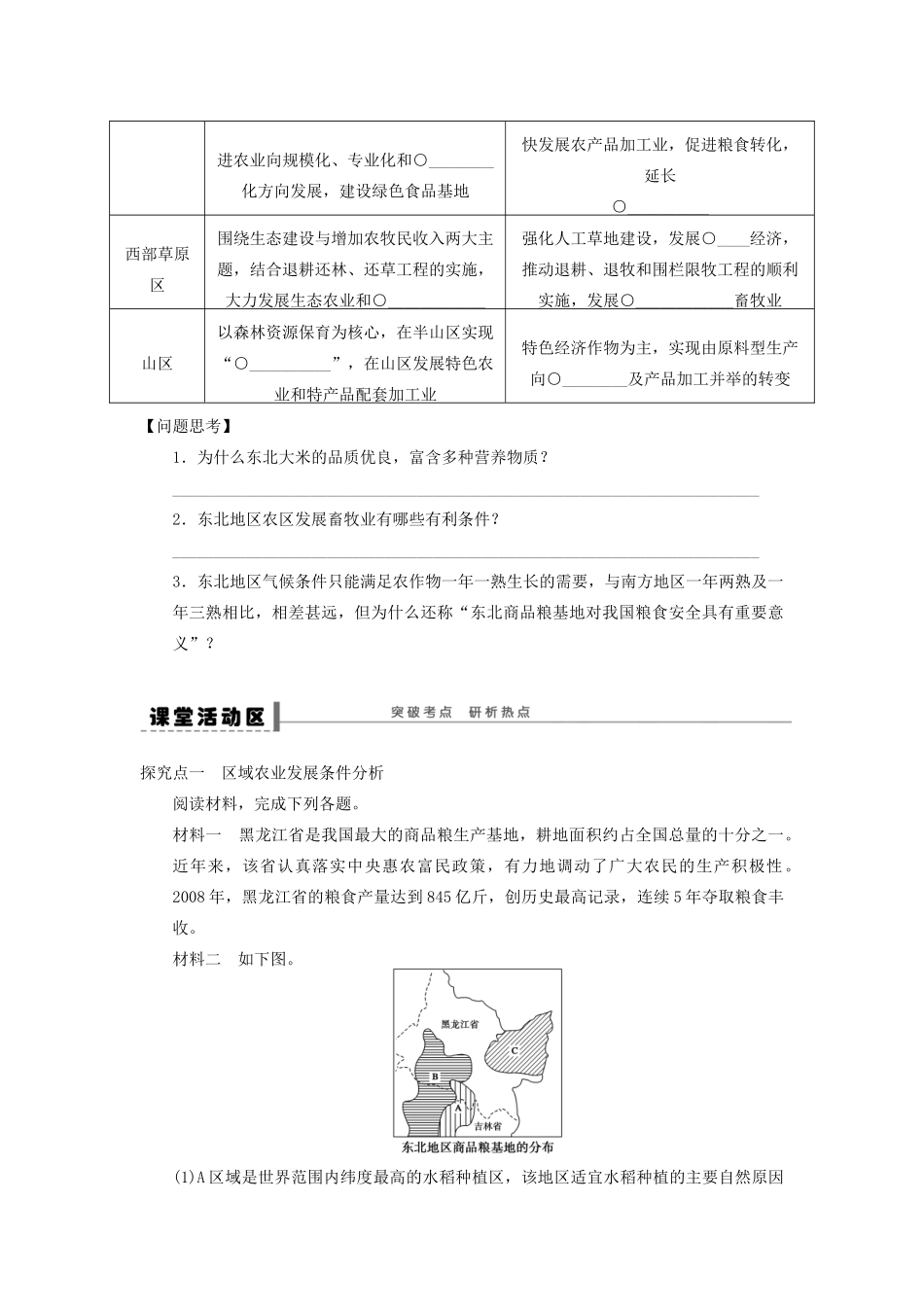 2013届高考地理一轮复习 47 区域农业发展学案_第2页