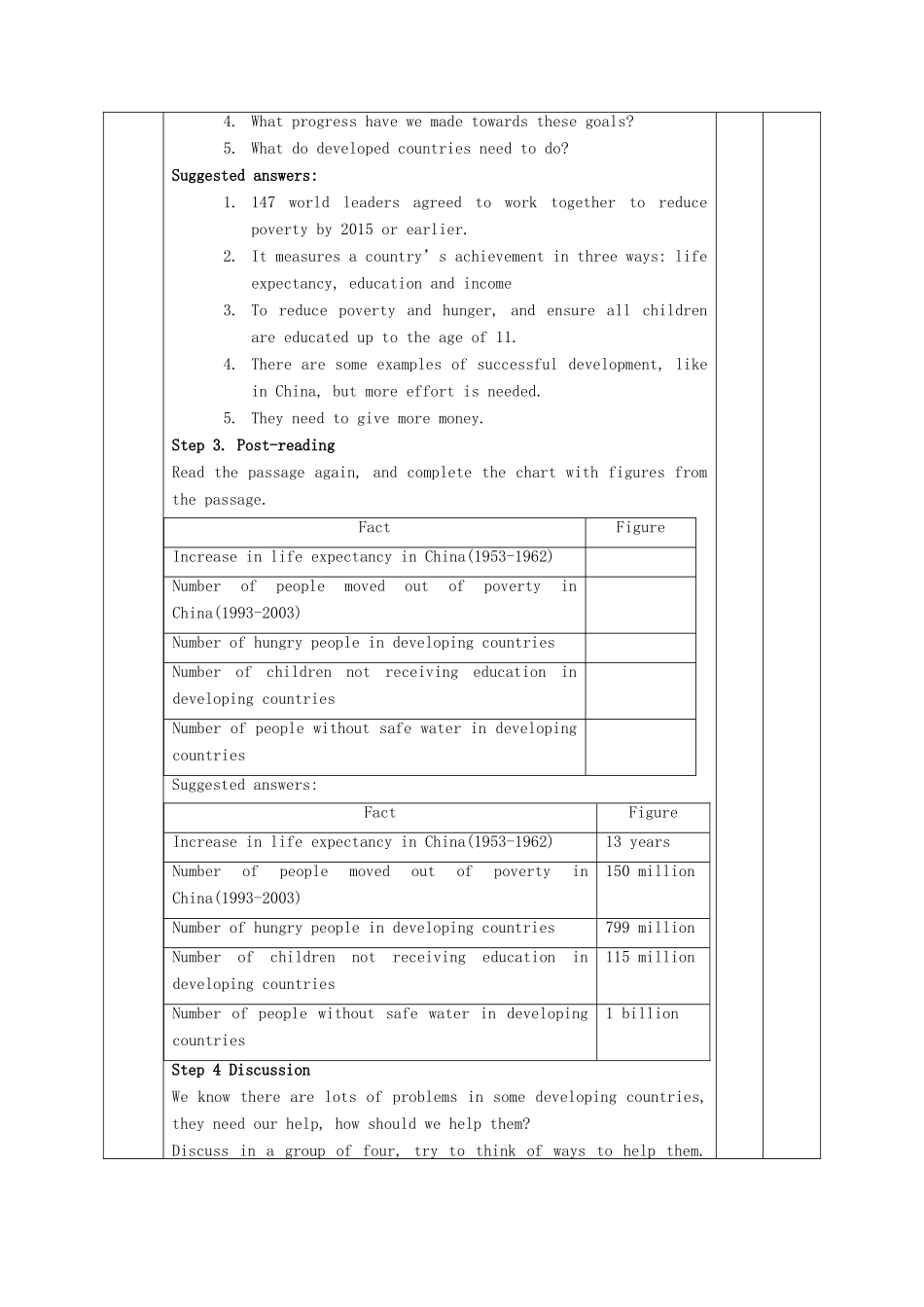 2013年春高中英语 Module2 Period 2 Reading and Vocabulary教案 必修3 新课标_第3页